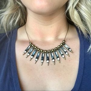 Jeweled Spike Necklace